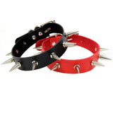 Spike Choker Belt Collar Goth Necklace for Party Club Sexy Gothic Jewelry