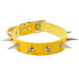 Spike Choker Belt Collar Goth Necklace for Party Club Sexy Gothic Jewelry