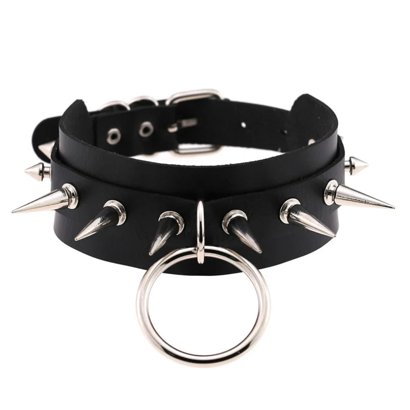Spike Choker Goth Punk Harajuku Collar Belt Necklace