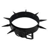 Spiked Choker Collar Vegan Leather witch jewelry