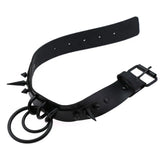 Spiked Choker Goth Leather Spike Collar Necklace For Women Men
