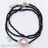 Spinel Baroque Pearl Pendant Necklace 18 Inches Wedding Gift DIY