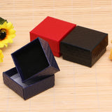 Square Paper Gift Case Cardboard Jewelry Box with Sponge Fill