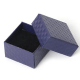 Square Paper Gift Case Cardboard Jewelry Box with Sponge Fill
