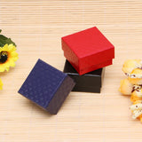 Square Paper Gift Case Cardboard Jewelry Box with Sponge Fill