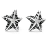 Starfish Earrings 925 Sterling Silver Stud Earrings for Women