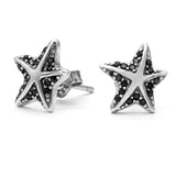 Starfish Earrings 925 Sterling Silver Stud Earrings for Women