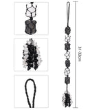 Tourmaline Selenite Plaster Stone Pendant Wall Window Car Hanging Ornaments