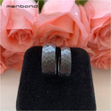 Tungsten Carbide Wedding Band Faces Brushed Finish 6MM 8MM