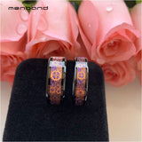 Tungsten Ring Purple Carbon Fiber Gear Inlay 8MM