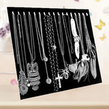 Velvet Necklace Display Organizer Tray