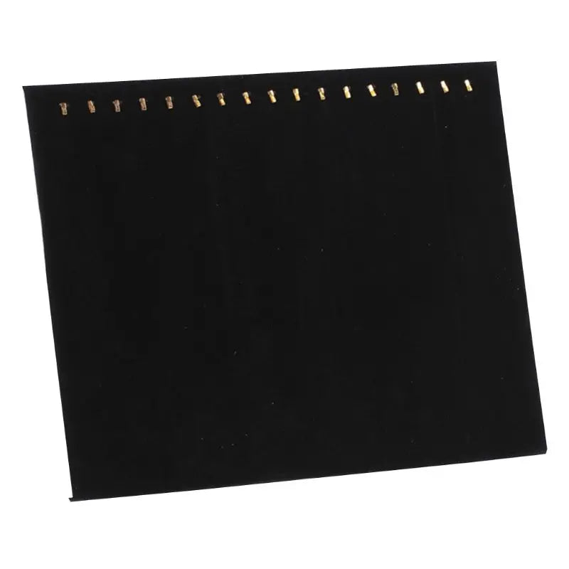 Velvet 17 Hook Necklace Tray Display