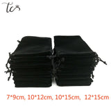 10Pcs Velvet Bag Drawstring Pouch Gift Jewelry Display Bags
