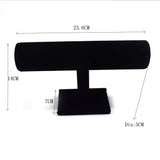 Velvet Bracelet Watch Jewelry T-Bar Display Stand Holder Rack