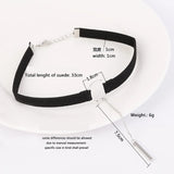 Velvet Choker Necklace - Classy Leather Chokers