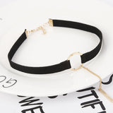 Velvet Choker Necklace - Classy Leather Chokers