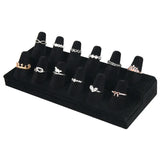 Velvet Cone Finger Ring Display Storage Holder Jewelry Show Case