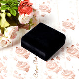 Velvet Jewelry Bracelet Box 9*9*4cm Circle Clasp Stand Holder