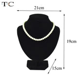 Velvet Jewelry Display Props Necklace Pendant Model Stand