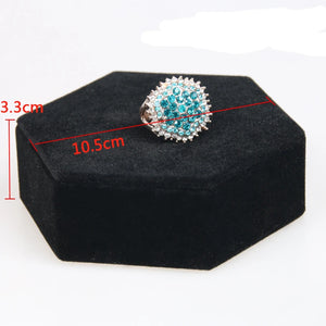 Velvet Jewelry Display Stand Necklace Ring Earring Bracelet Display Holder