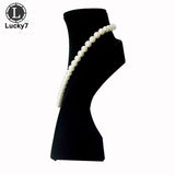 Velvet Mannequin Kit Wooden Rack Shelf Jewelry Display Stand