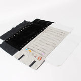 Velvet Travel Jewelry Roll Bag for 60 Stud Earrings