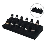 Velvet Ring Display Stand Jewelry Storage Holder for Shows