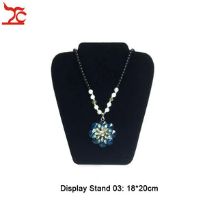 Velvet Series Jewelry Organizer Wooden Holder