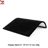 Velvet Series Jewelry Organizer Wooden Holder