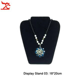 Velvet Series Jewelry Organizer Wooden Holder
