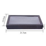 Velvet Sponge Ring Display Box Jewelry Storage Case Holder
