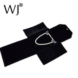 Velvet Jewelry Case Roll Bag for Pear Necklace Chain
