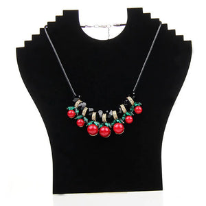Velvet Necklace Pendant Display Board Storage Stand