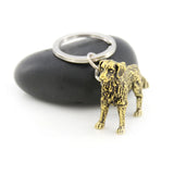Vintage Golden Retriever Dog Keychain Anime Animal Car Bag Key Chain