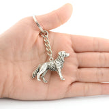 Vintage Golden Retriever Dog Keychain Anime Animal Car Bag Key Chain