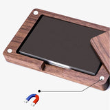 Engraved Walnut Business Card Holder - Lightweight Case