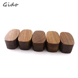 Vintage Walnut Wooden Ring Jewelry Box Ins Style Packaging