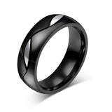 CZ Couple Ring 316l Stainless Steel Engagement Jewelry