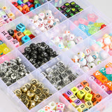 Acrylic Letter Beads Set For Bracelets Jewelry Making DIY Accessories