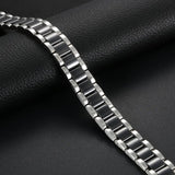 Magnetic Stone Therapy Ceramic Bracelet Men's Jewelry