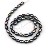 Pink Oval Freshwater Pearl Beads Strand for DIY Jewelry