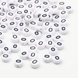 Round Acrylic Letter Beads A-Z Alphabet Spacer Beads Jewelry Making DIY
