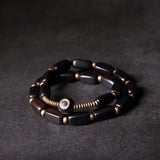 Ethnic Copper Multilayer Bracelet Anti-Evil Eye Nepal Jewelry OM Bangle