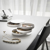 High Spec Resin Rotating Jewelry Box 4-layer Storage