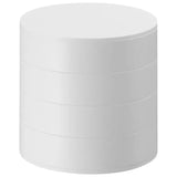 High Spec Resin Rotating Jewelry Box 4-layer Storage