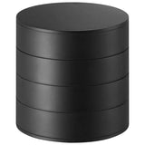 High Spec Resin Rotating Jewelry Box 4-layer Storage