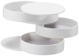 High Spec Resin Rotating Jewelry Box 4-layer Storage