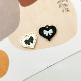DIY Jewelry Material - Fragrance Wind Spray Paint Bow Bear Pendant