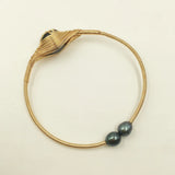 Baroque Pearl Bangle Bracelet