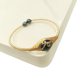 Baroque Pearl Bangle Bracelet
